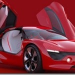 la renault dezir avec les portes ouvertes