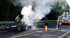 l'audi r8 de rahul patel en feu