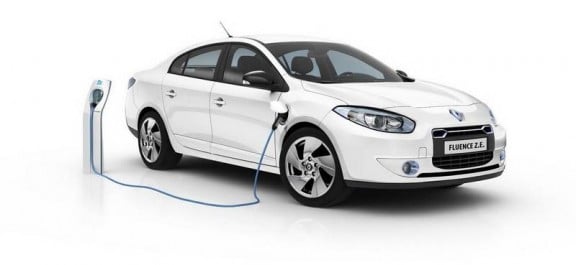 photo d'une renault fluence ze electrique pour zero emission