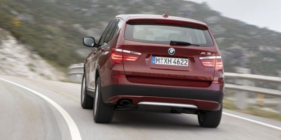 l'arriere du bmw x3