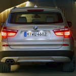 l'arrière du bmw x3 ii