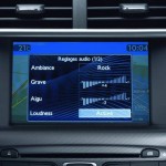 écran de navigation du gps de la citroën c4 ii