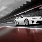 la lexus lfa sur circuit
