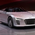 l'audi e-tron vue 3/4 avant