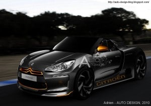 la citroen ds3 roadster en photoshop