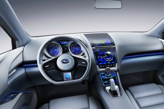 l'interieur de la Subaru Impreza Design Concept