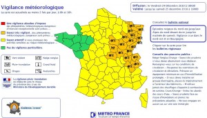 toutes les previsions meteo du 24 au 25 decembre selon meteo france