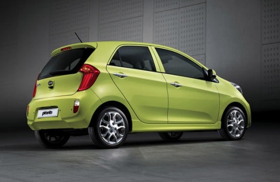 l'arrière de la kia picanto 2