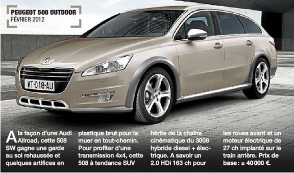 la peugeot 508 rxh