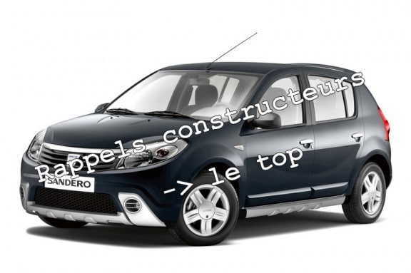 une dacia sandero 4x4 stepway en vue 3/4 avant