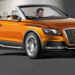 Photo de l'Audi Q5 cabriolet en train de rouler sur la route