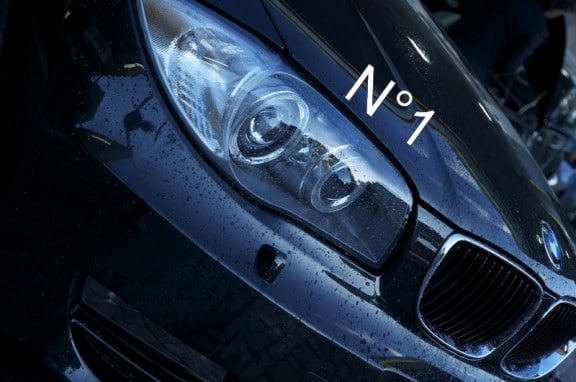 phare et calandre de la bmw serie 1