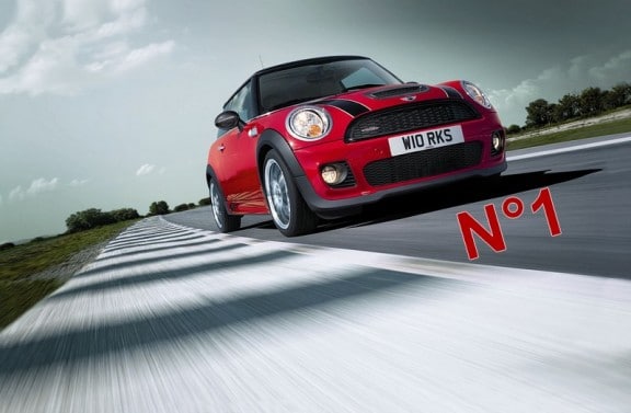 la mini cooper s sur circuit