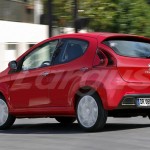 l'arrière de la peugeot 108