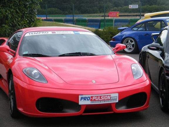 la f430 vue de l'avant