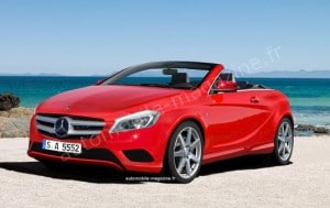 la mercedes classe a cabriolet