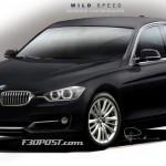 la bmw serie 3 f30 2012 telle qu'elle devrait ressemble lors de sa sortie