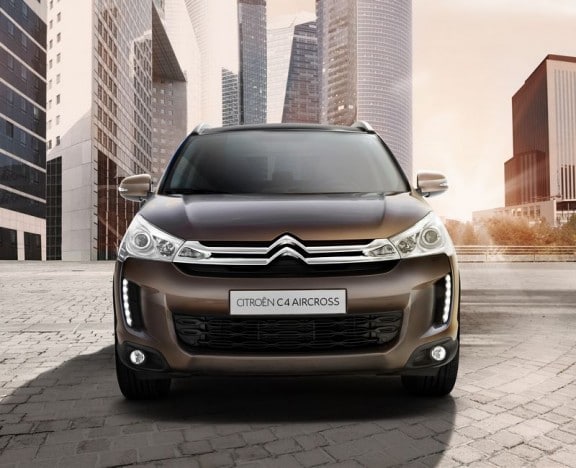 vue avant du citroën C4 aircross