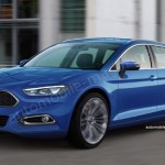 la ford mondeo 4 break 2012 en vue 3/4 avant