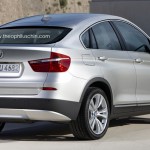 vue arrière du bmw x4