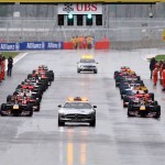 le grille de départ du gp de corée l'année dernière