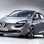 vue avant de la renault clio IV RS