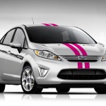 vue 3/4 avant de la ford fiesta berline phase 2