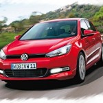 la vw golf 7 vue de l'avant