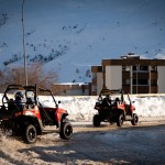 course en buggy rzr sur la neige