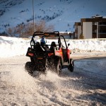 un polaris zrz vu de derriere