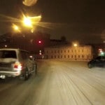 drifter sur la glace en russie a moscou