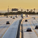une autoroute près de lors angeles aux usa