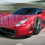 la ferrari f70 2012 en vue 3/4 avant