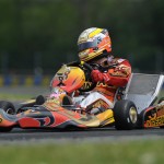 vincent fraisse au volant de son karting