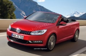 la vw golf vii vue de l'avant et son tarif