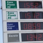 les tarifs des differents carburants a la pompe