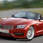 le futur z4 restylé en vue 3/4 avant