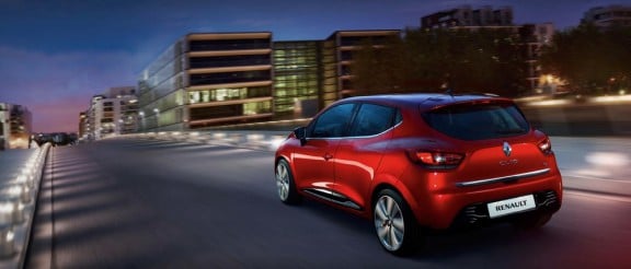 la partie arrière de la renault clio iv