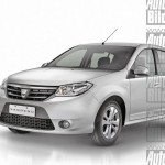 l'avant de la future sandero 2013