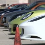 onze surpercars prêtes au départ