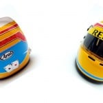 le casque de f1 d'alonso