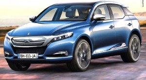 le 4x4 citroen dsx en vue 3/4 avant