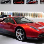 l'avant de la ferrari sp 12 ec