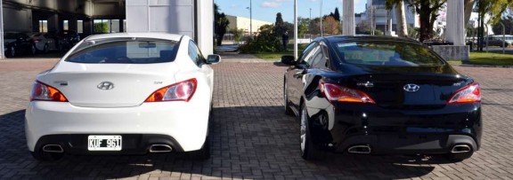 la genesis coupé nouvelle et ancienne génération