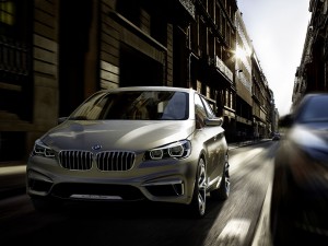 le bmw active tourer vu de l'avant