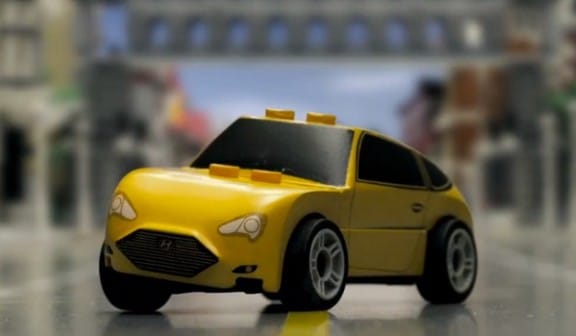 le hyundai veloster turbo en vue 3/4 avant
