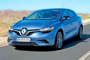la nouvelle megane 2013 en vue 3/4 avant