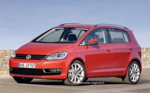 la future golf vii plus vue de cote
