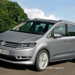 la face avant du futur volkswagen touran