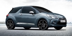 une citroën ds3 equipee d'un train oz